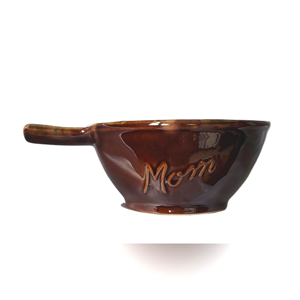 Vintage Vachon Beauceware French Onion Soup Bowl Marked MOM.